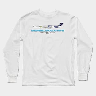 McDonnell Douglas MD-83 - Dutch Antilles Express Long Sleeve T-Shirt